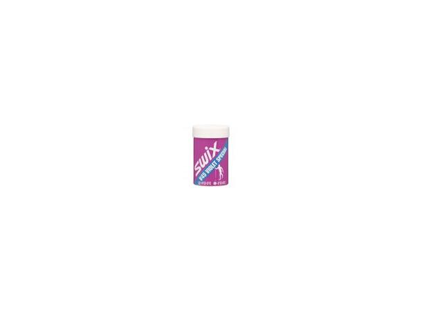 Swix V45 Violet Spec. Hardwax 0/-3C, 45g Tørrvoks for mildere forhold 